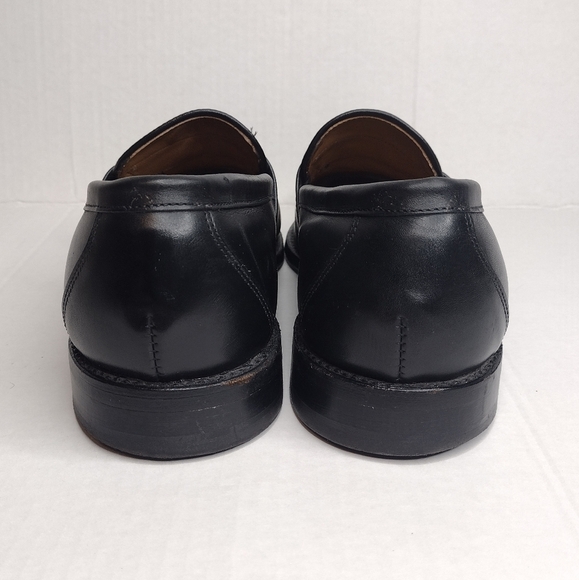 FootJoy Classics Men's Black Leather Office Business Tassel Slip On Loafers - Picture 6 of 14